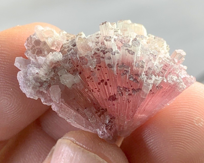 42 Carats beautiful Pink Tourmaline Crystals bunch Specimen from Afghanistan