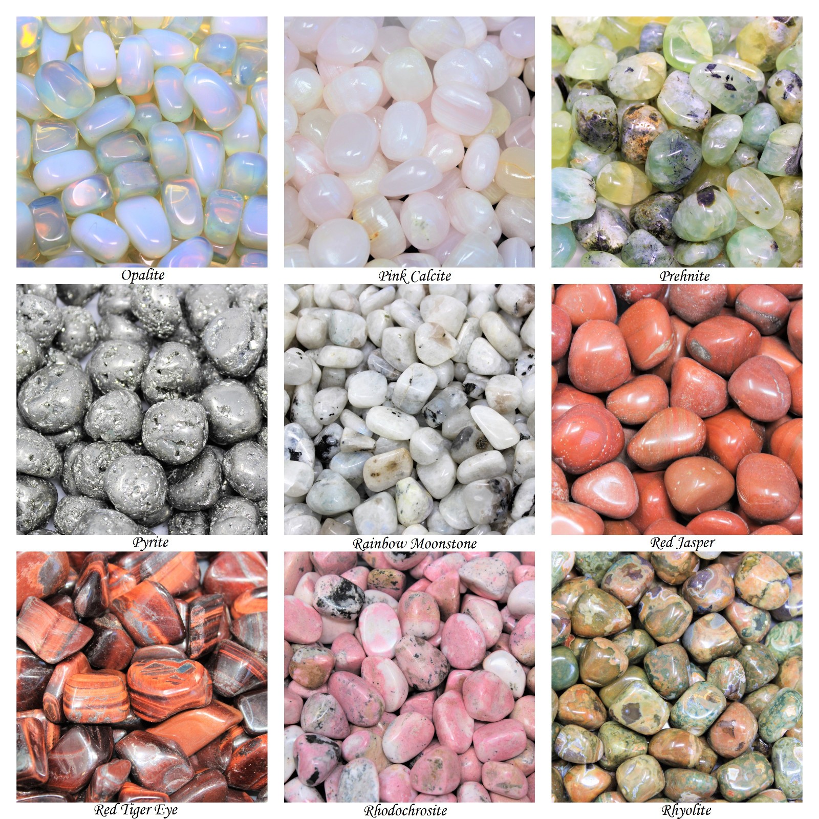 1/4 lb Tumbled Stones: U Choose Type TAKE 15% OFF 3+ ITEMS – Wholesale Bulk 4 oz