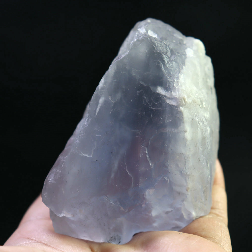 341g Natural Not Polished Original Purple Fluorite Crystal Mineral Specimen