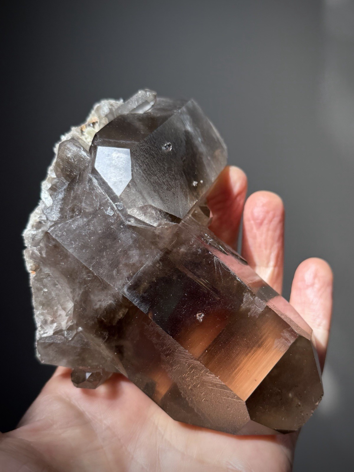 Diamantina Quartz Crystal Starbrary Quartz Natural Smoky Quartz Brazil Crystal