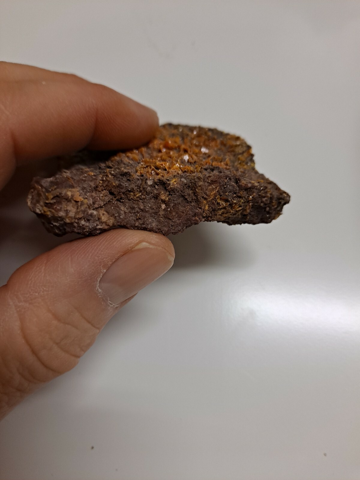 Wulfenite Crystals 2.5 x 2.25 x .5 inches