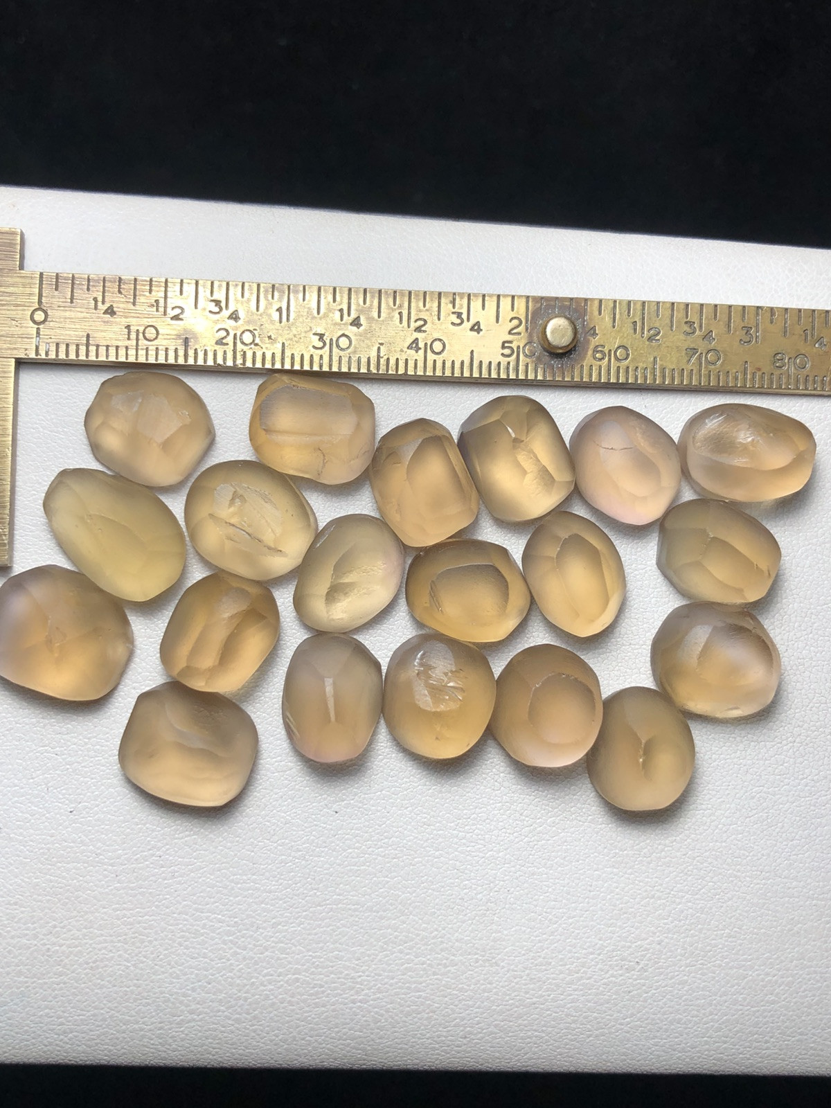 35Gram/ 20 Pieces / Beautiful Parfait Preformed Citrine Ready For Fancy Cutting