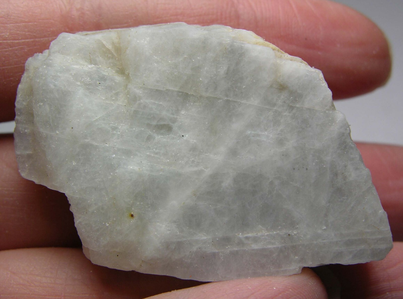 #19 Sri-Lanka 170.50ct 100% Natural Rough White MoonStone Specimen 34.00g 46mm