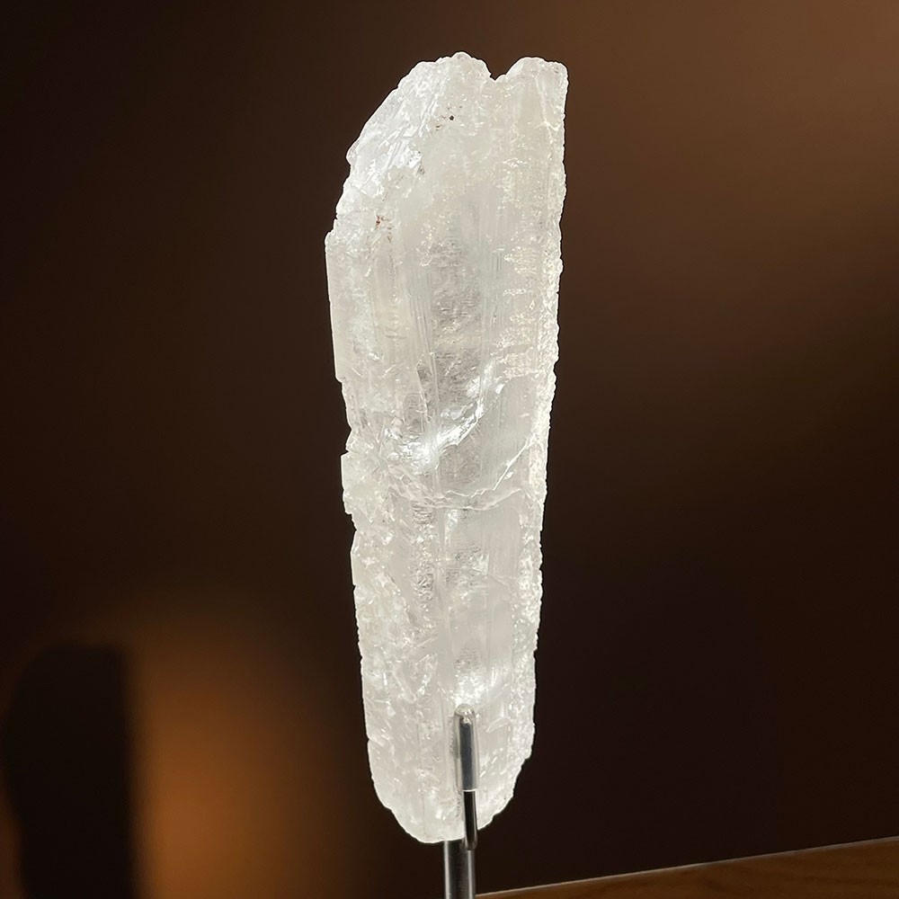 RARE Growth Interference Quartz from Madagascar | Display Specimen Acrylic Stand