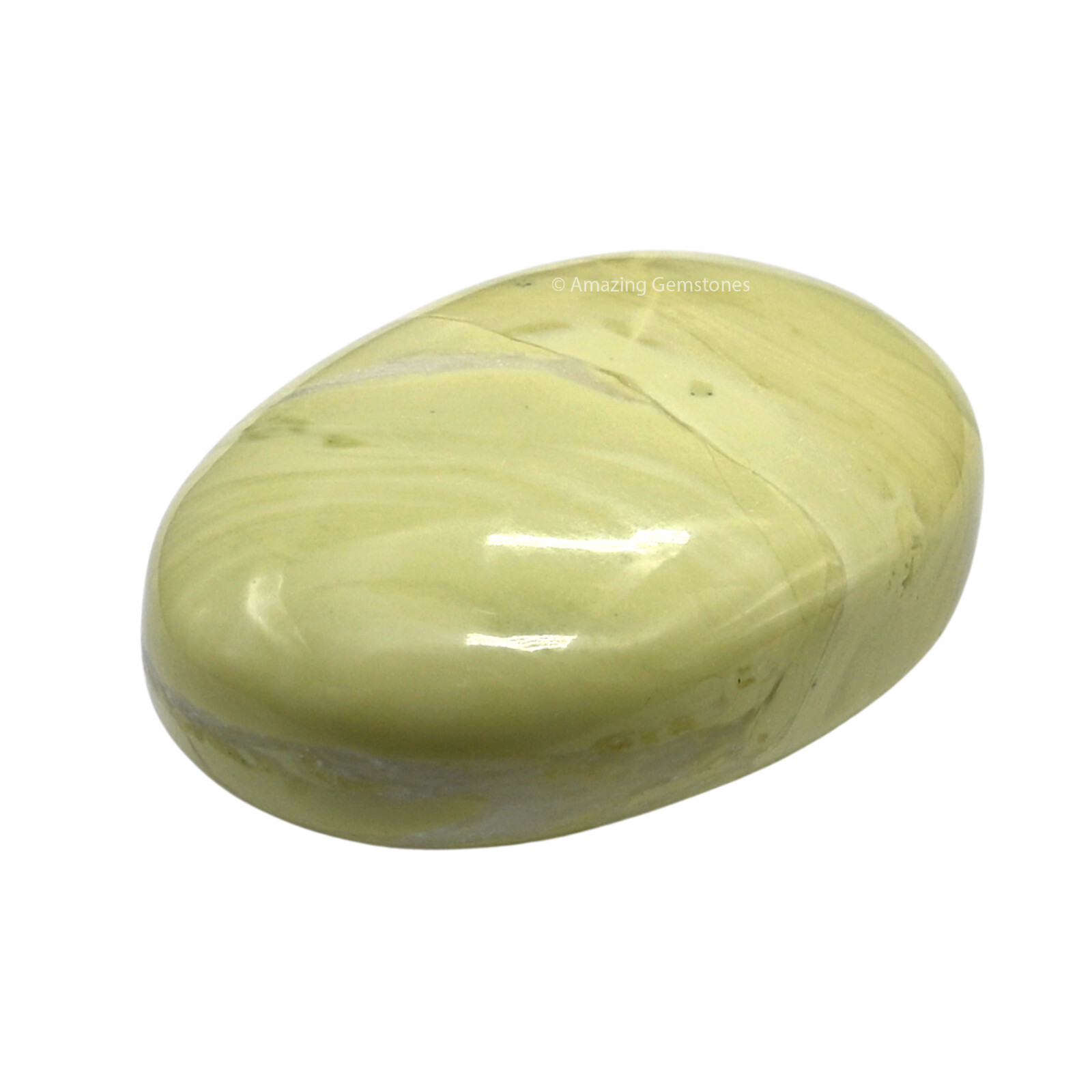 Serpentine Crystal Palm Stone