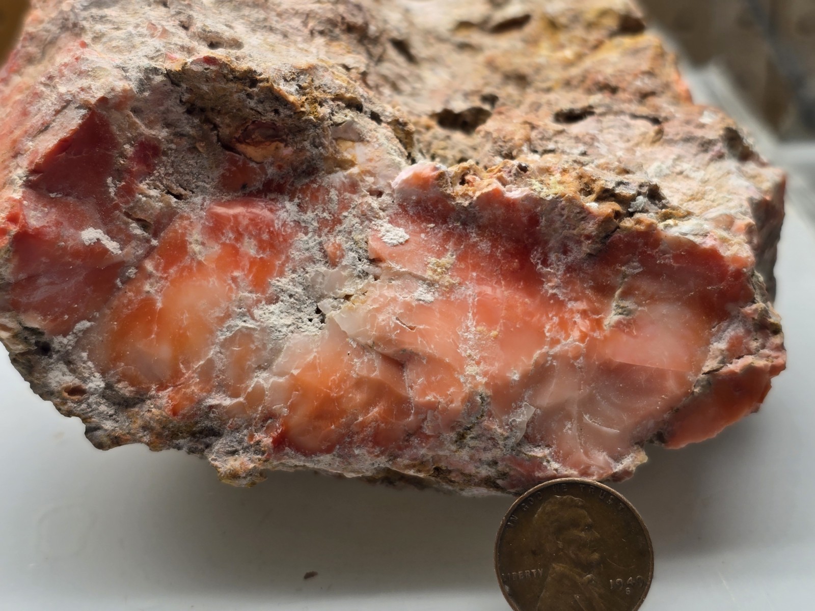 739.9 Gram Pink Chrysoprase Raw Indonesian Mineral Beautiful Large Specimen Dyed