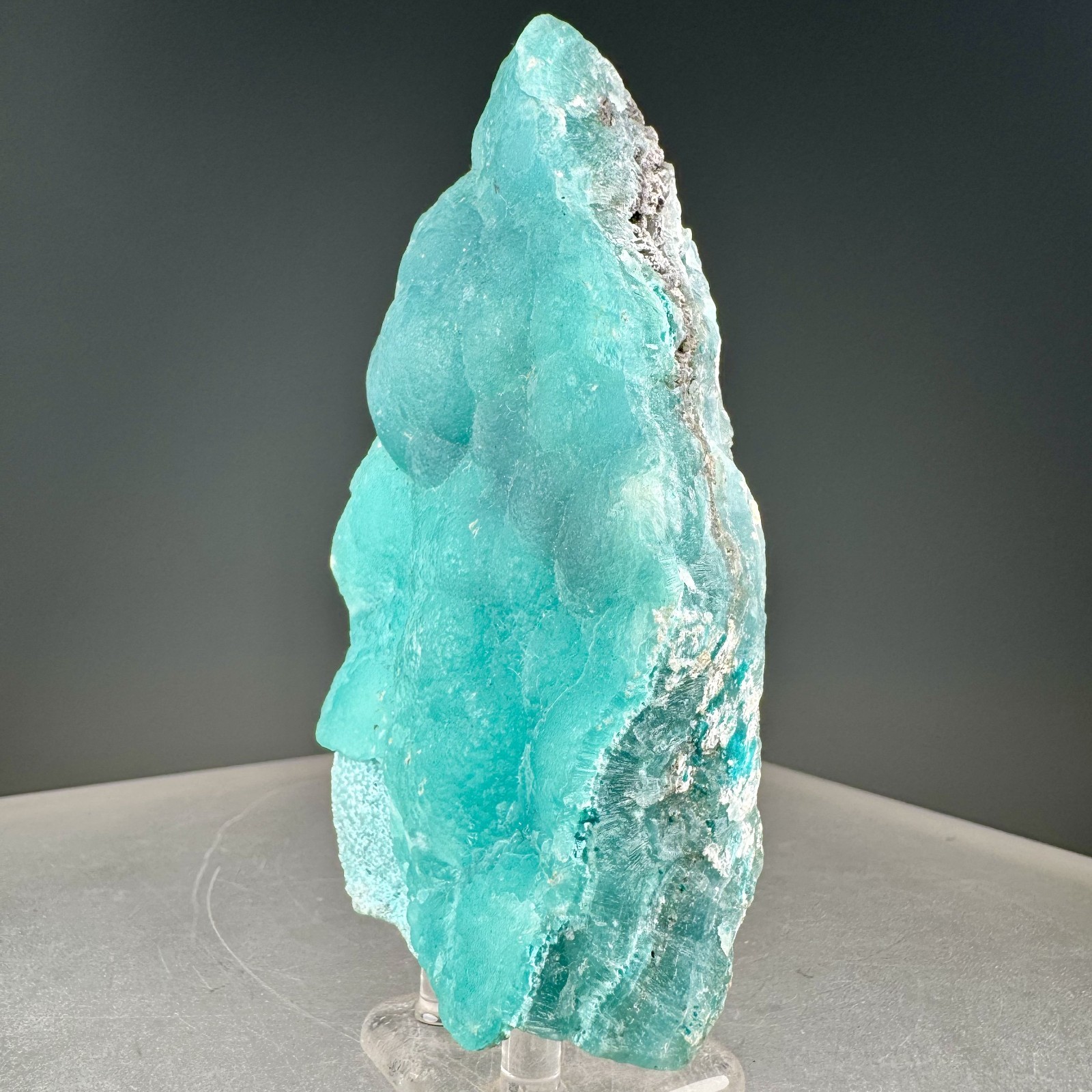 Vibrant Blue Smithsonite: Yanga Koubenza mines, Mfouati, Republic of Congo