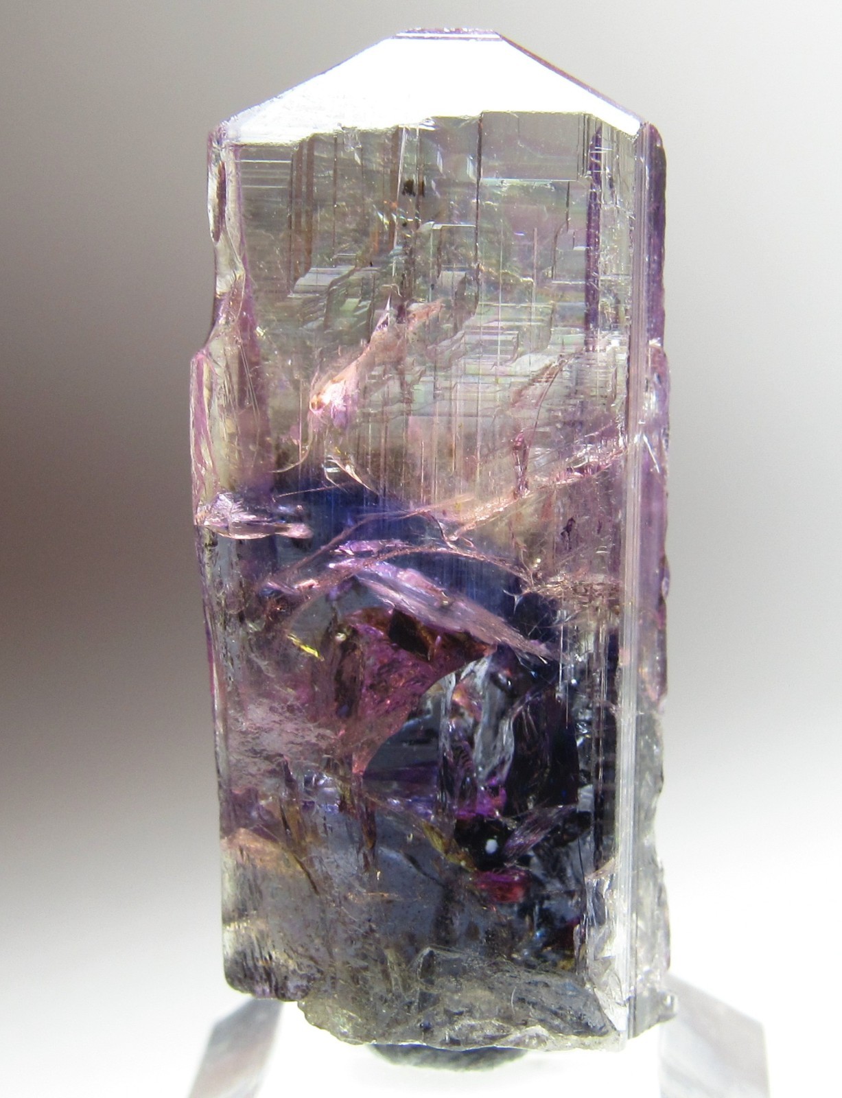 ENTICING ULTRA RARE UNHEATED IRIDESCENT FANCY COLOR GEM TANZANITE!!!! TANZANIA