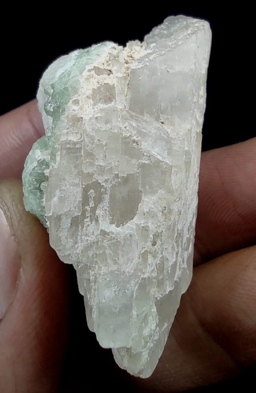 Aesthetic Tourmaline Crystals With Kunzite Crystal From Afghanistan.