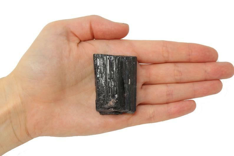 Raw Black Tourmaline Rods, A Grade Quality, Natural Healing Crystals, Rough Blac