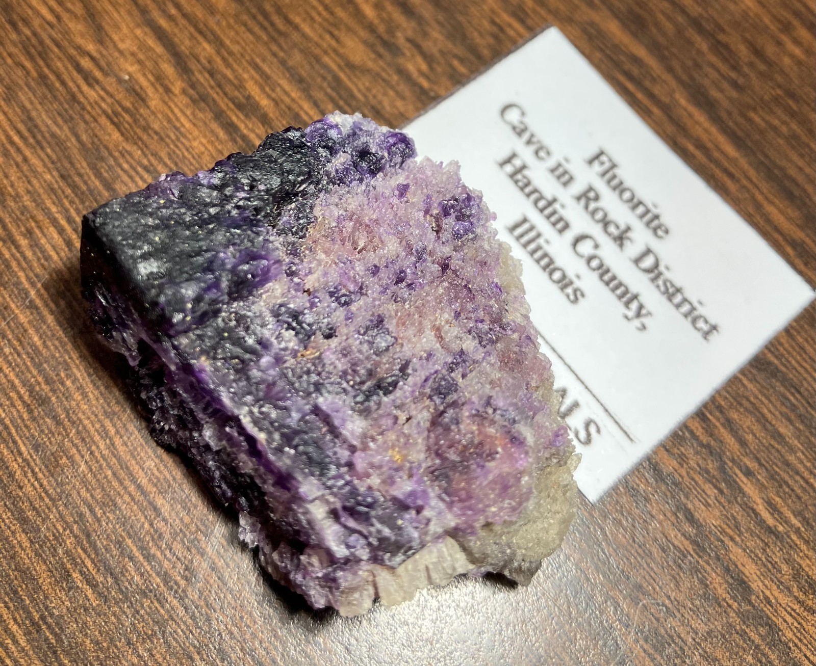 Illinios Fluorite 4 Piece Lot- Cave in Rock, Minerva#1, Annabel Lee