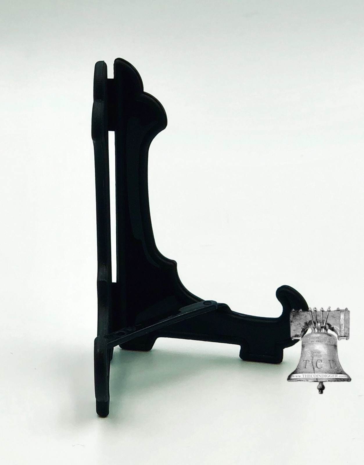 5 Black Display Stand Foldable Rock Mineral Fossil Adjustable Stands Prop Holder
