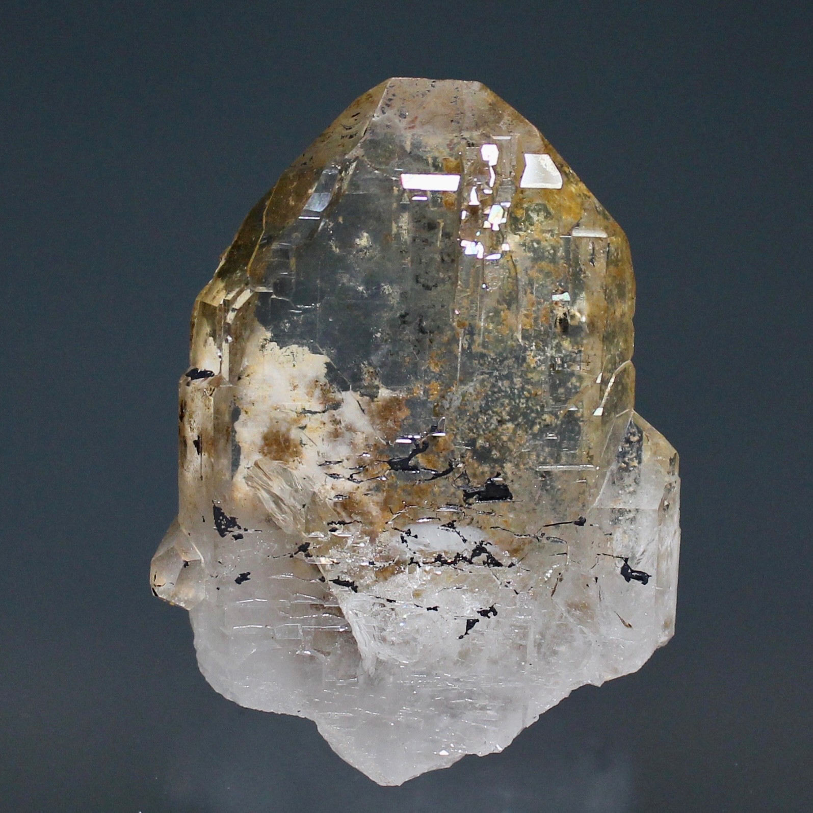 QUARTZ. Tabular . Core Zone, Palermo No. 1 Mine, Groton, New Hampshire #5032