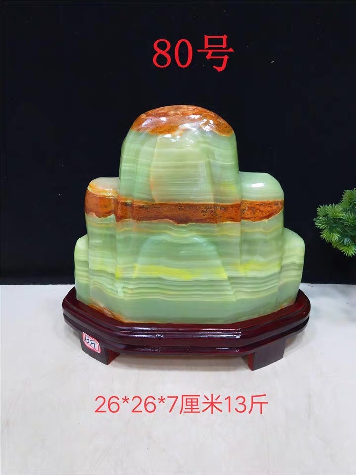 14.3LB TOP Natural Afghan jade quartz carved crystal Mineral specimen+stand