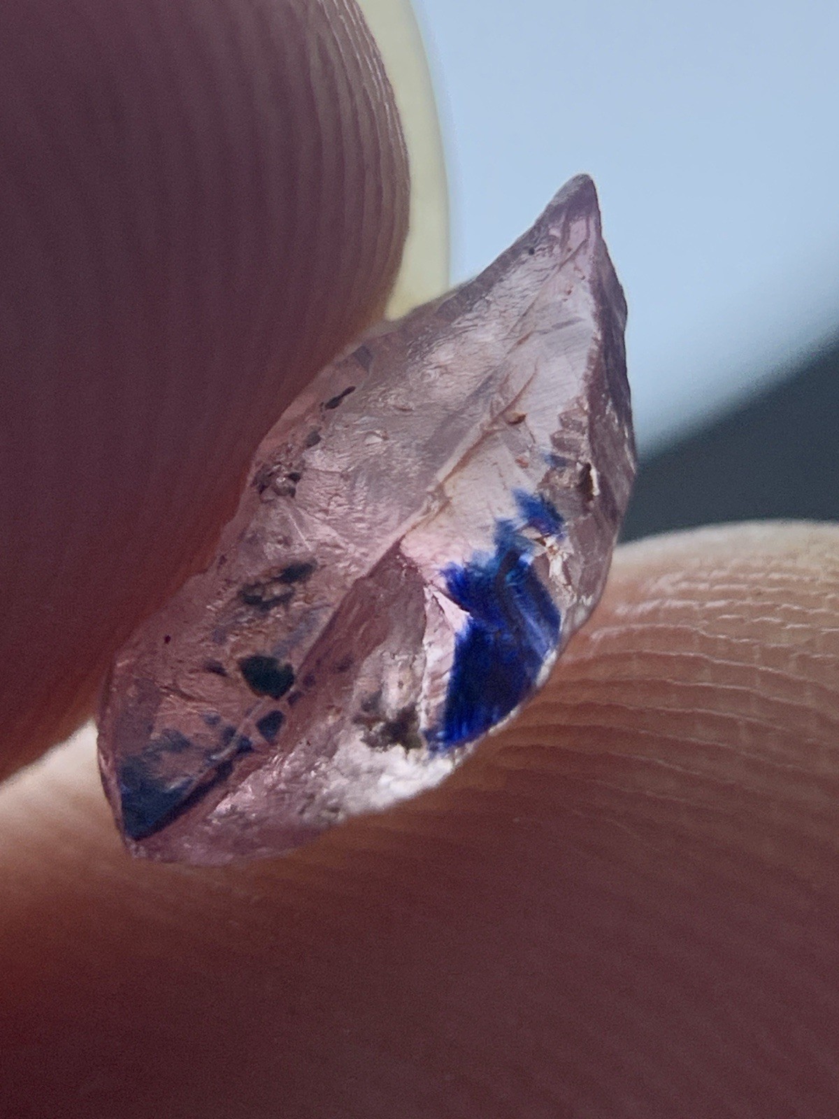 1.46 Crts Extremely Rare Stunning Facet Grade Pink & Blue Winza Sapphire @winza