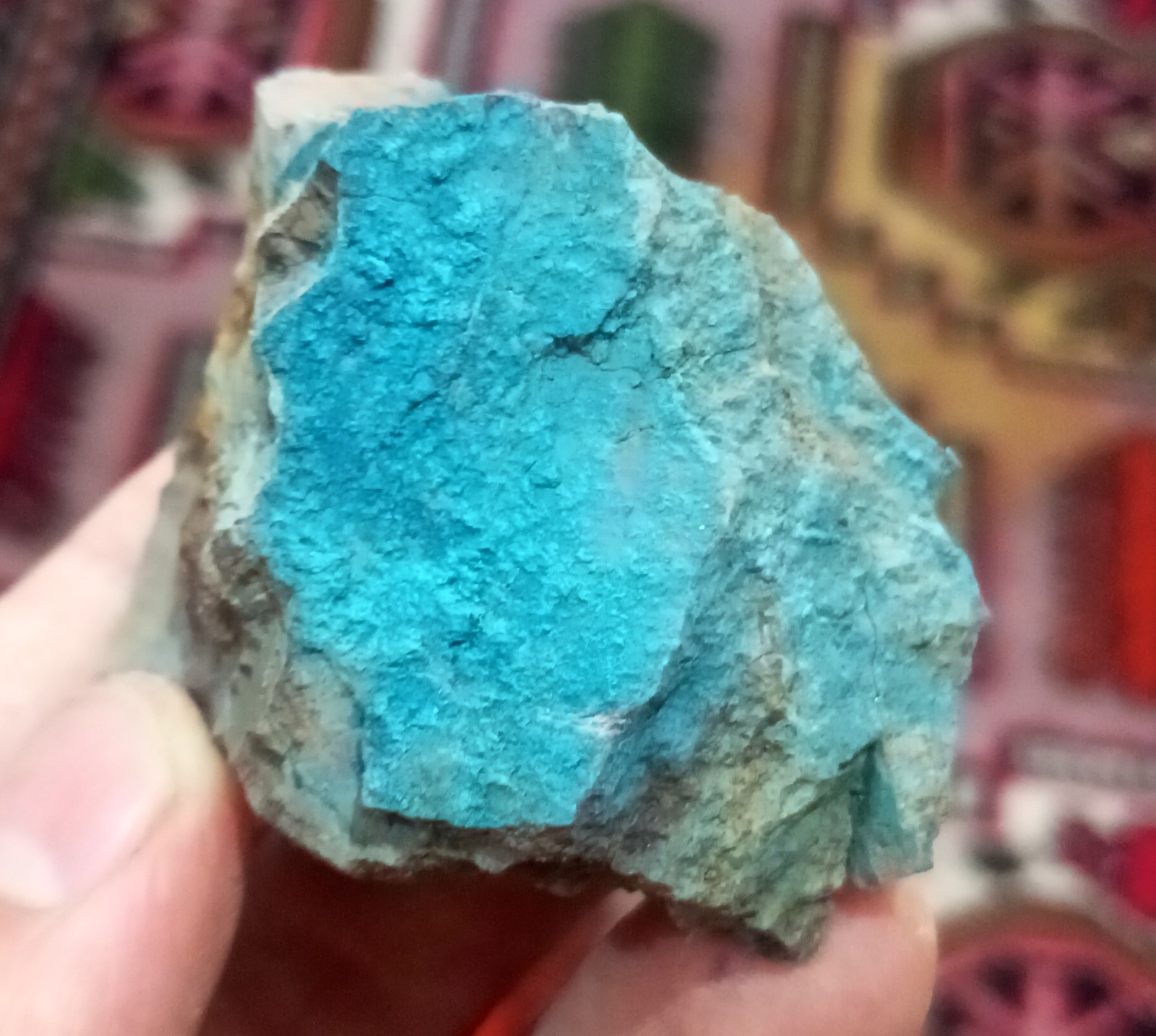 Gorgeous Colors Blue Laterite Cobalt Ore