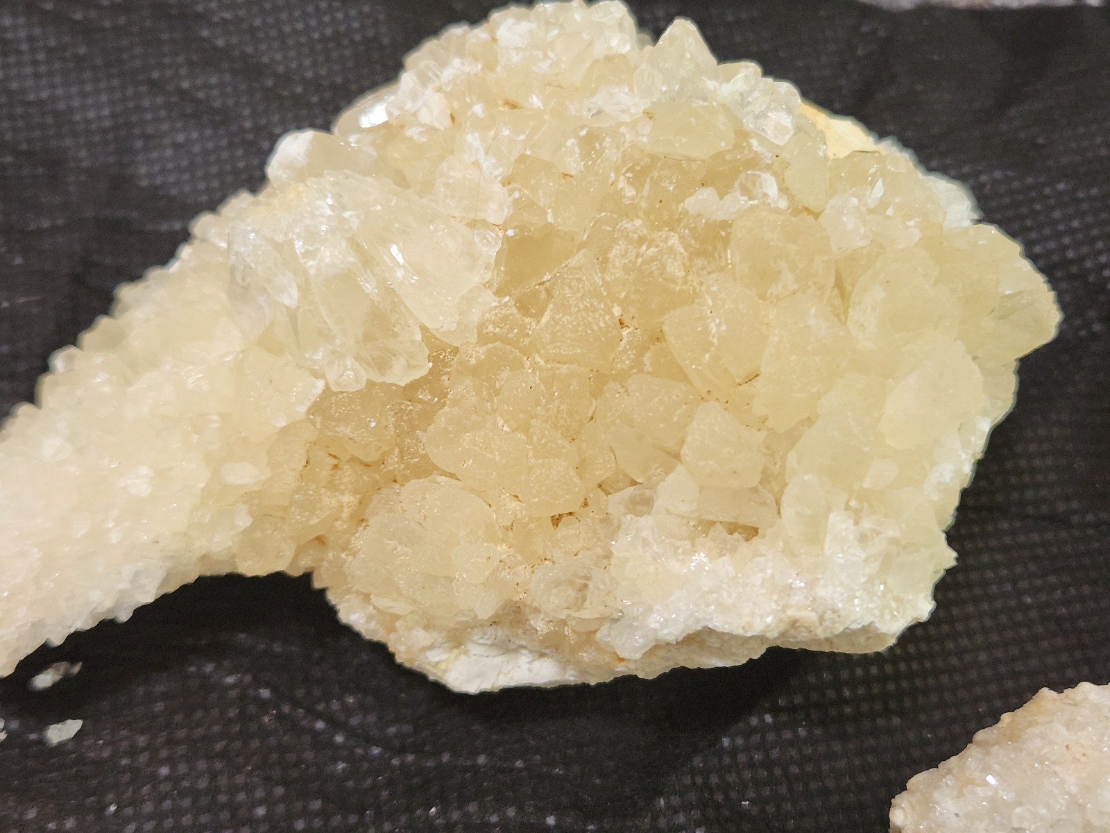 Calcite Crystal Collection 5 pieces from Florida LOT Honey Clusters UV Mineral