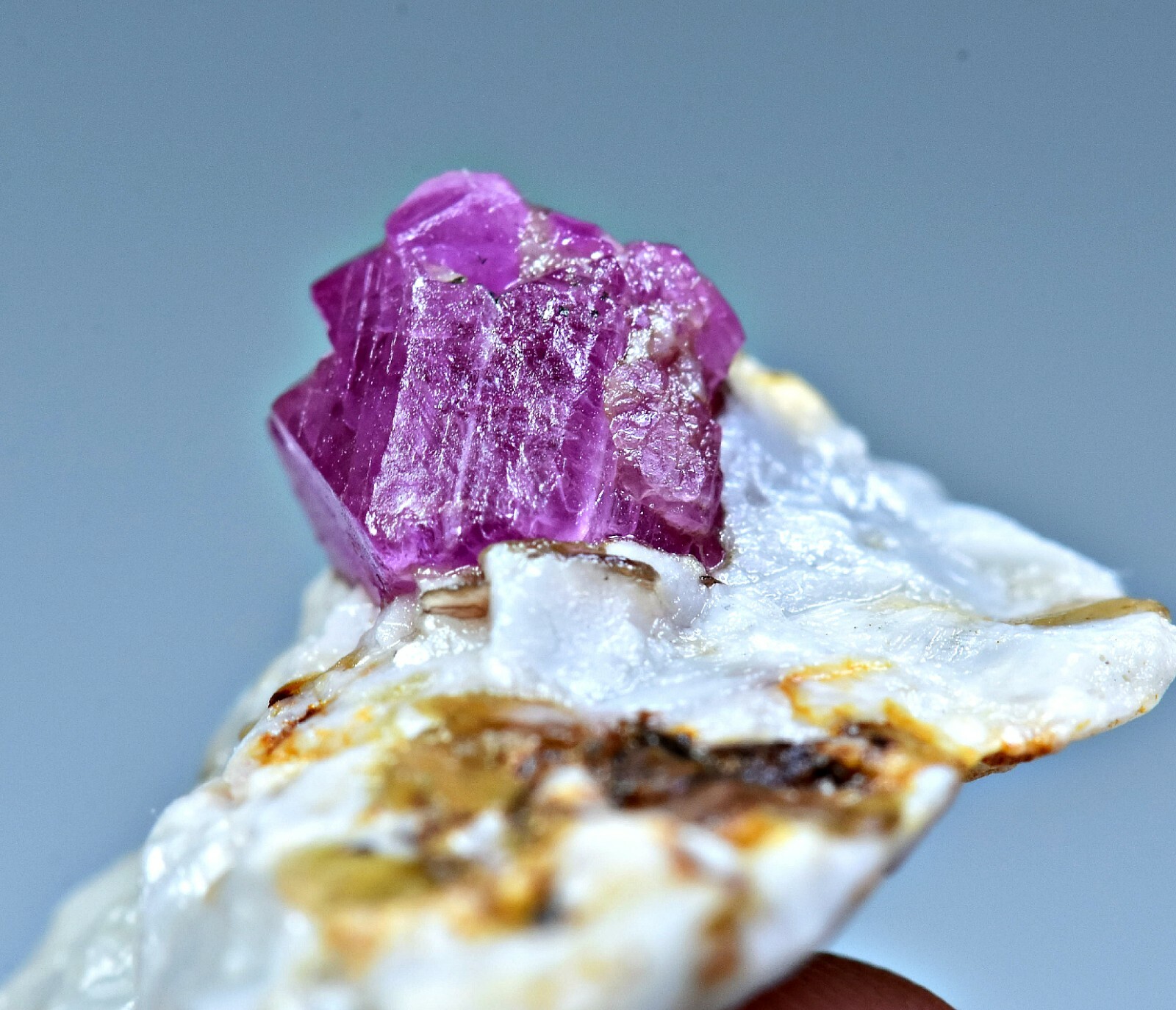 Top Quality Natural Ruby Crystal w/ Mica On Matrix, 14.70 Carats