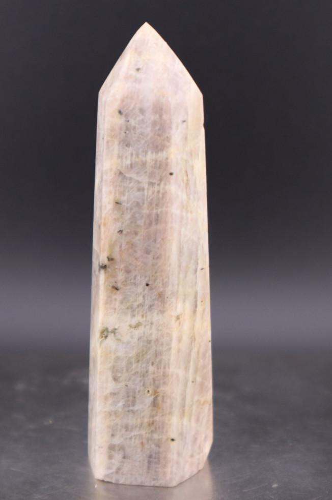 MOONSTONE POINT 3.75 INCHES TALL/ 102.7 GRAMS