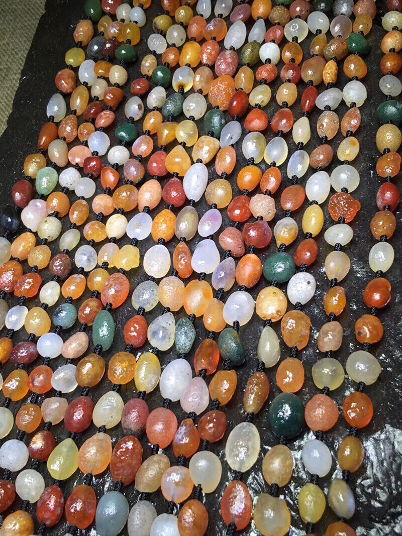 Natural Gobi Multi-Color Alashan Agate/stone Pendant Necklace,Suiseki-viewing