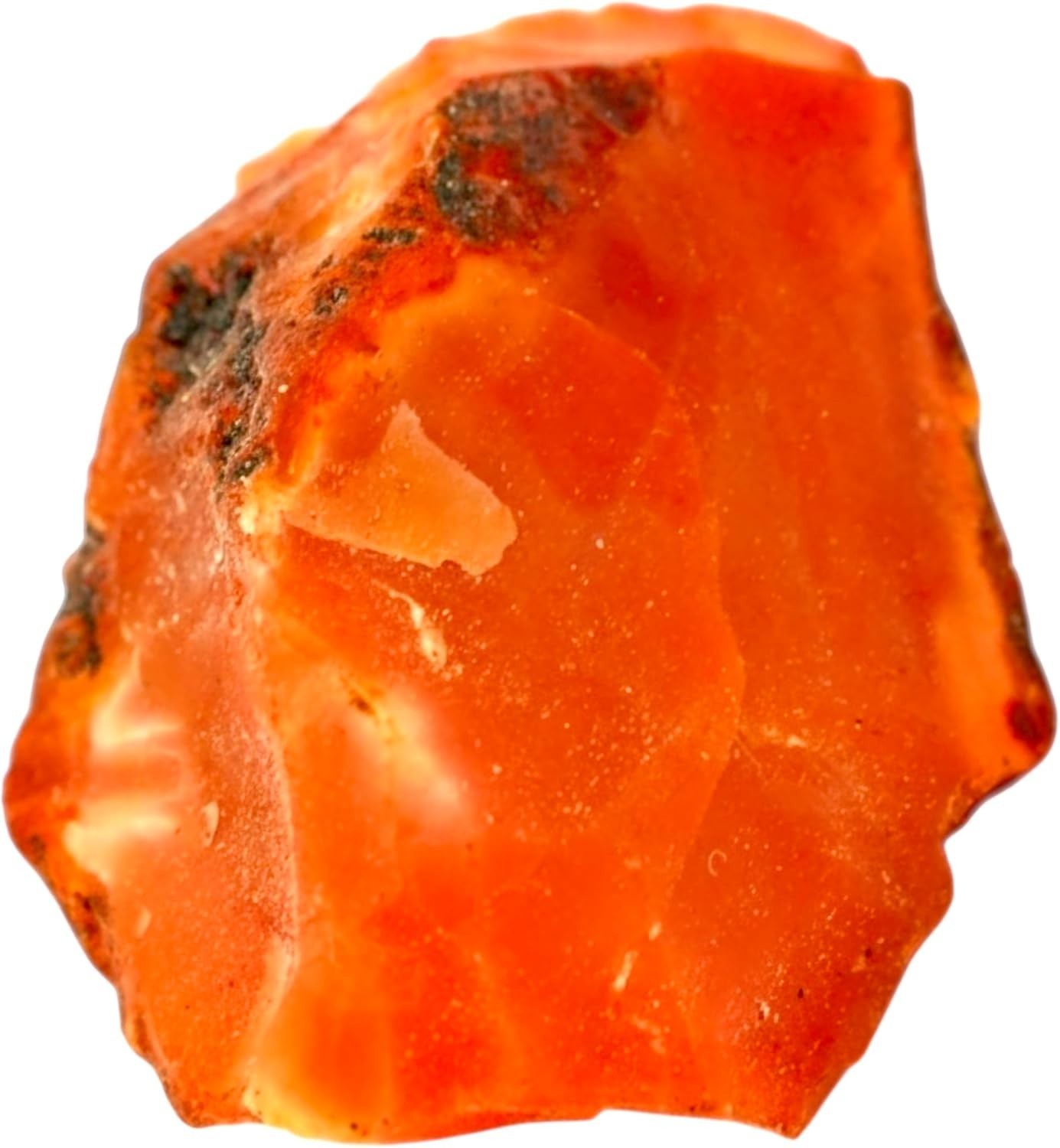 Large 1.25-2.0” Natural Red Carnelian Raw Stone – Healing Crystal for Creativity
