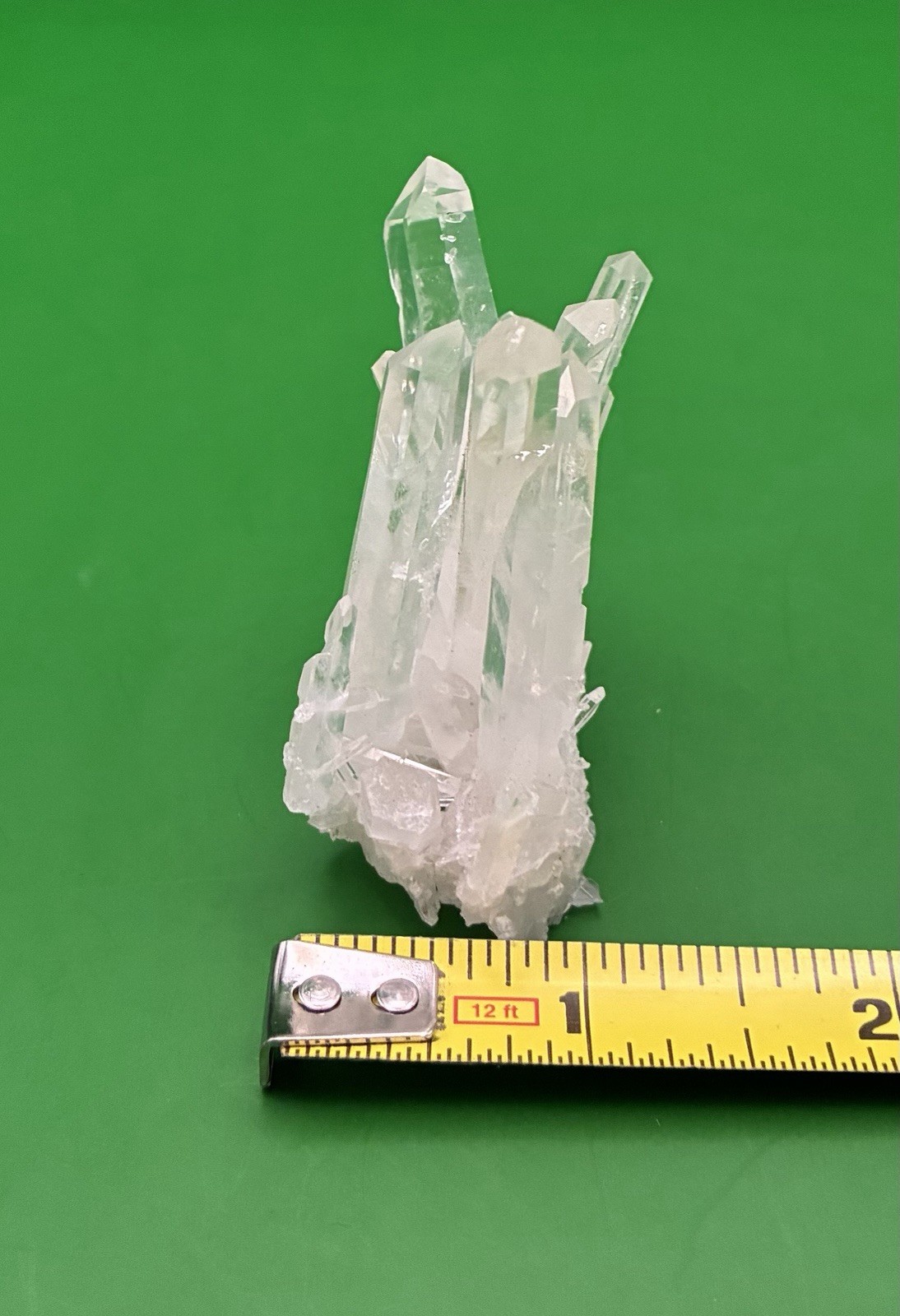 Clear Quartz Crystal Fine Needle Points 2.25″ x 2.5″ x 2.25″ Tall Magical