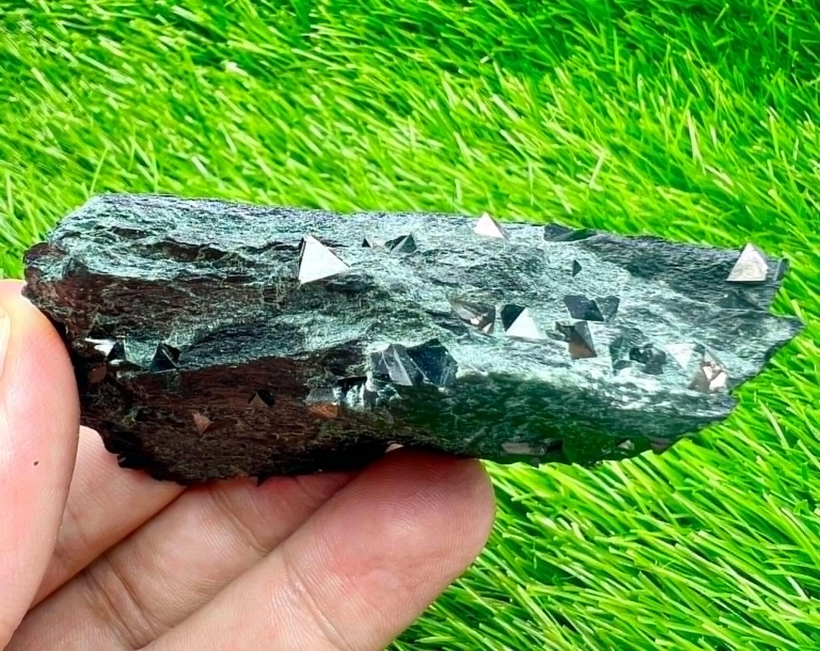 123 GM Magnetite Crystals On Matrix From Skardu Pakistan