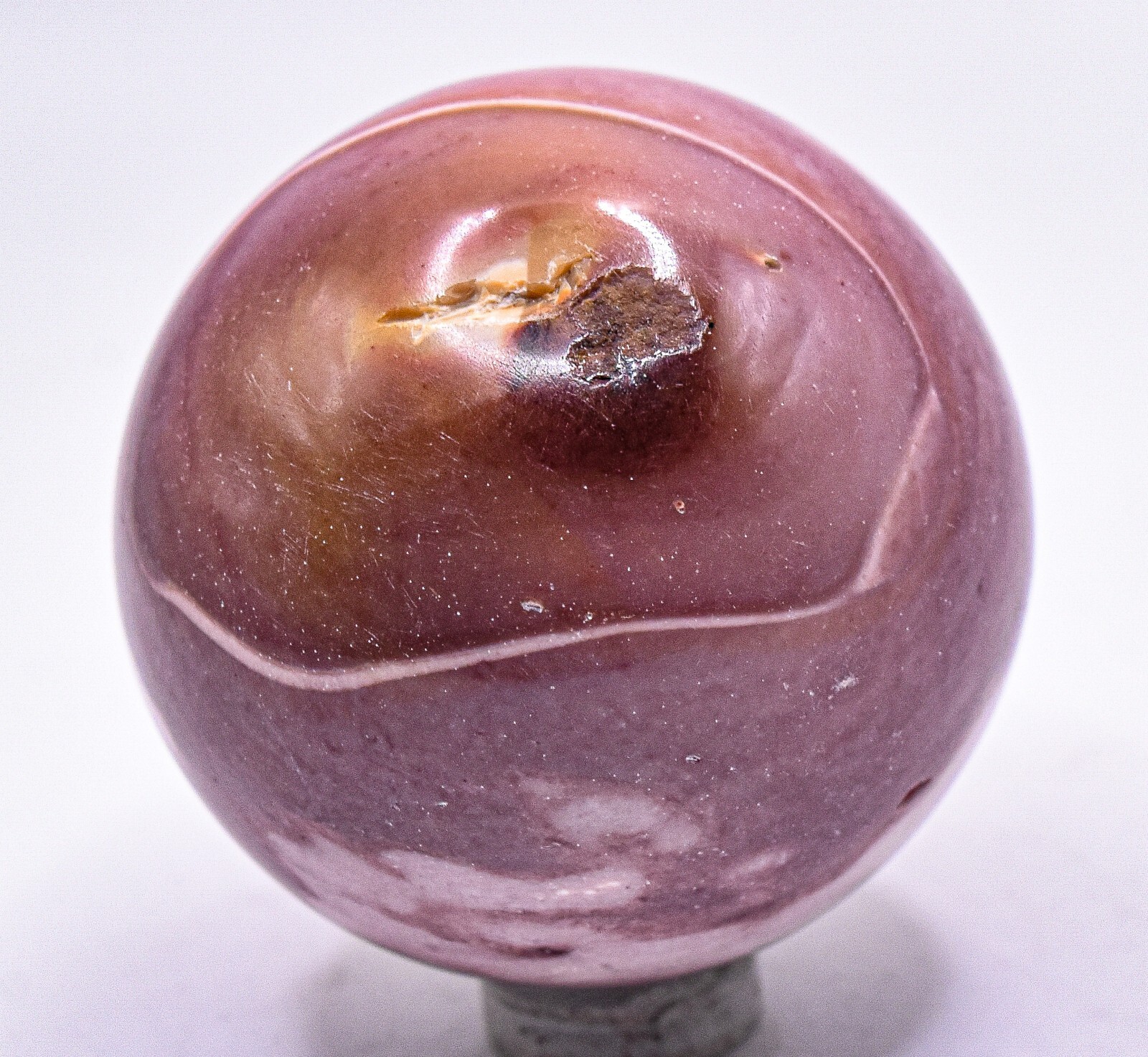 49mm Purple Lilac Mookaite Jasper Sphere Polished Natural Mineral Ball Australia