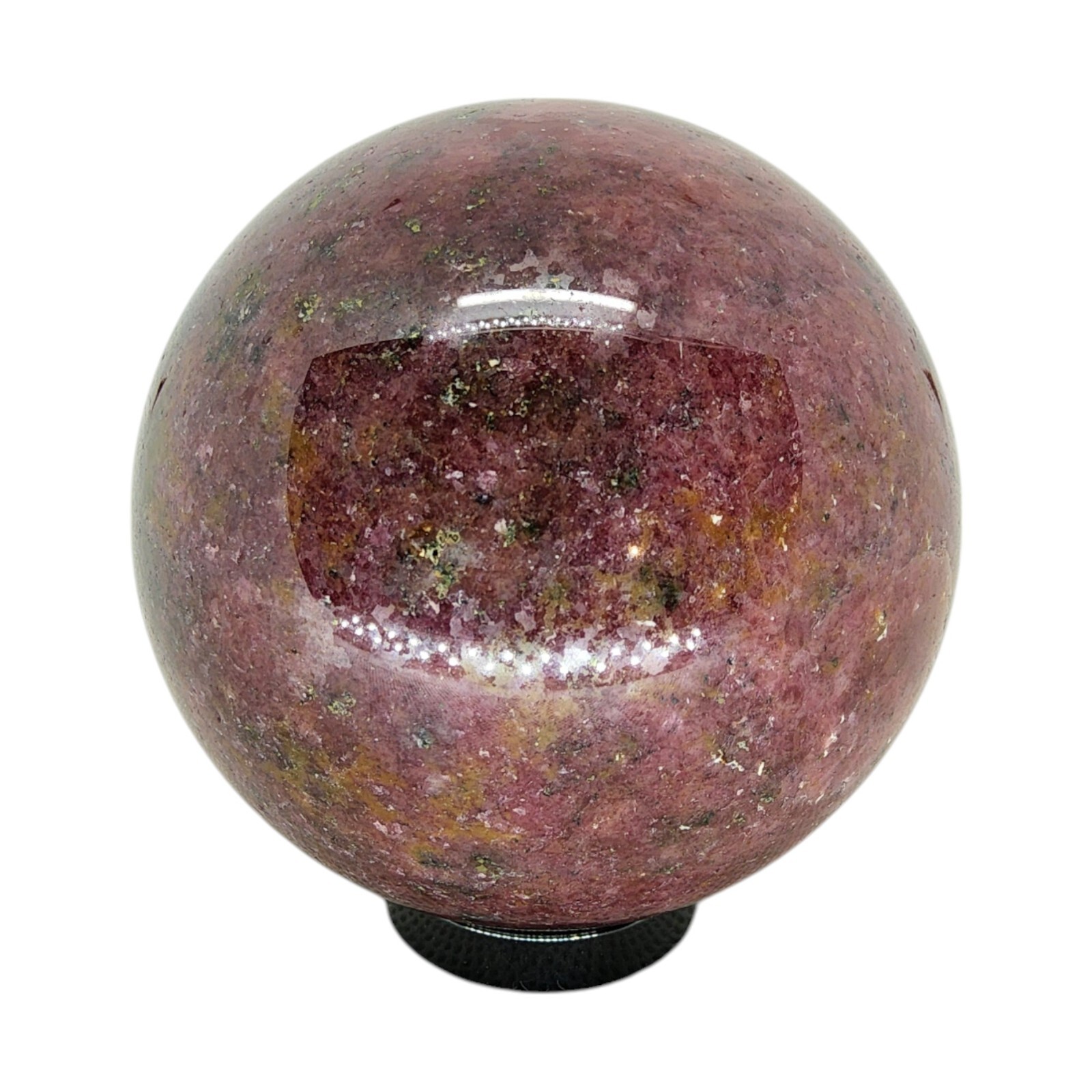 Rhodonite, 2 3/8 in, sphere, ball, display, specimen, #R-3509
