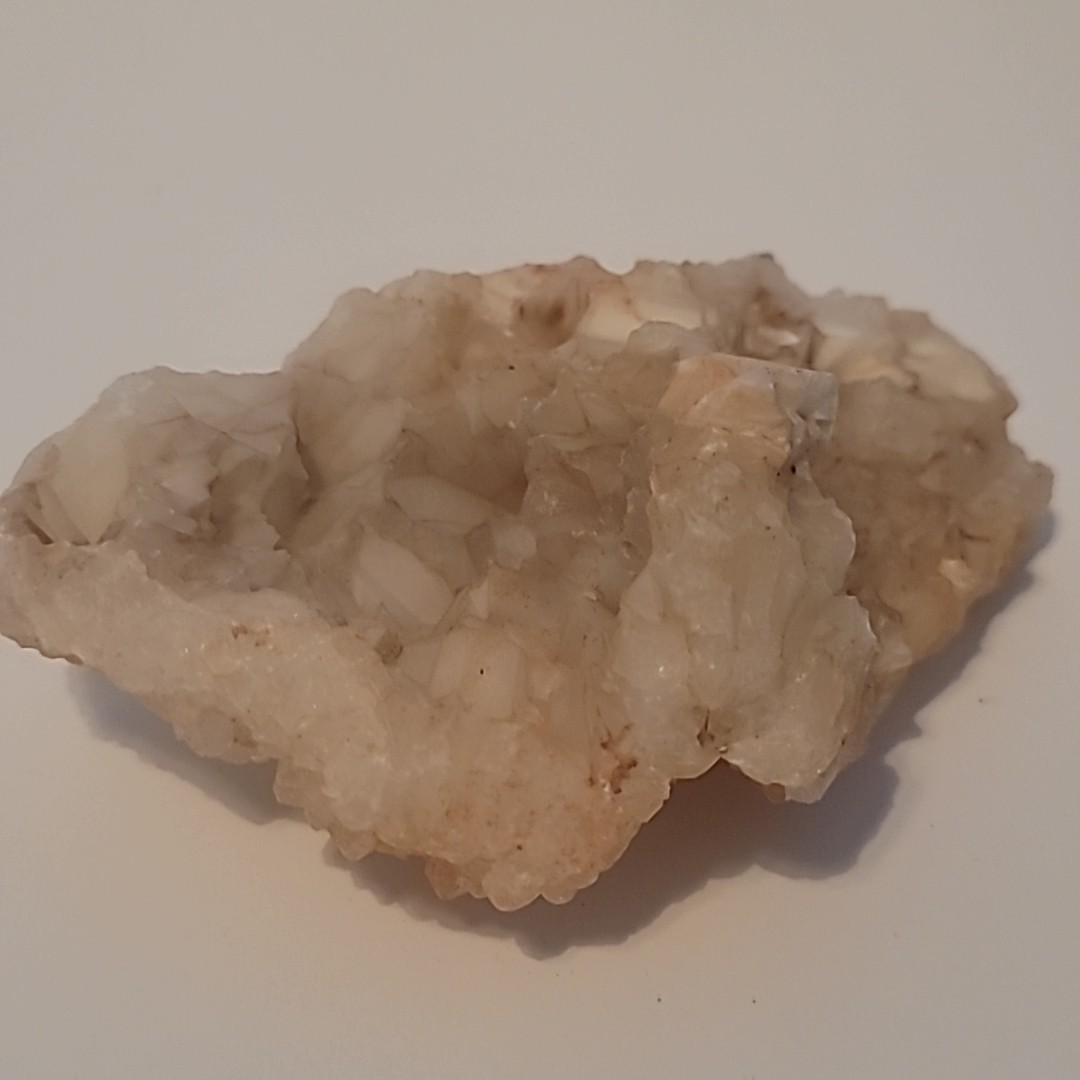 Calcite Crystal Cluster Specimen White Quartz 5.25″ x 4″ Natural Display Peice