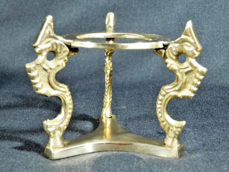 Sphere Display Stand Medium Size Dragon Design Brass / Gold color