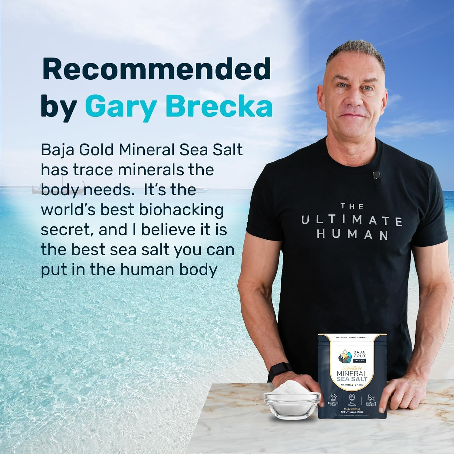 Signature Mineral Sea Salt – Recommended by Gary Brecka – Organic Natural Grain