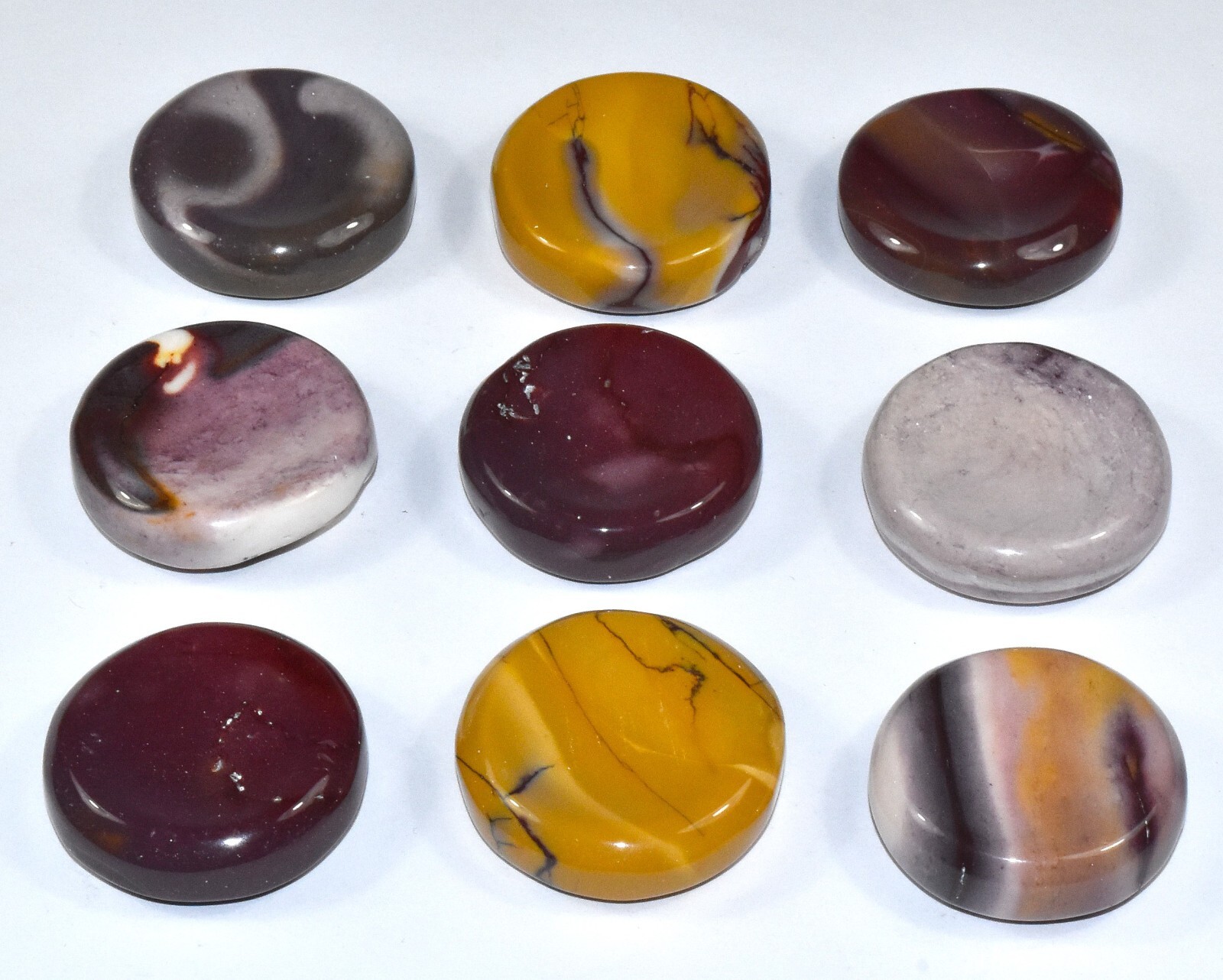 36mm Multicolor Mookaite Jasper Mineral Stand for Sphere Egg Australia 1,2,5PCs
