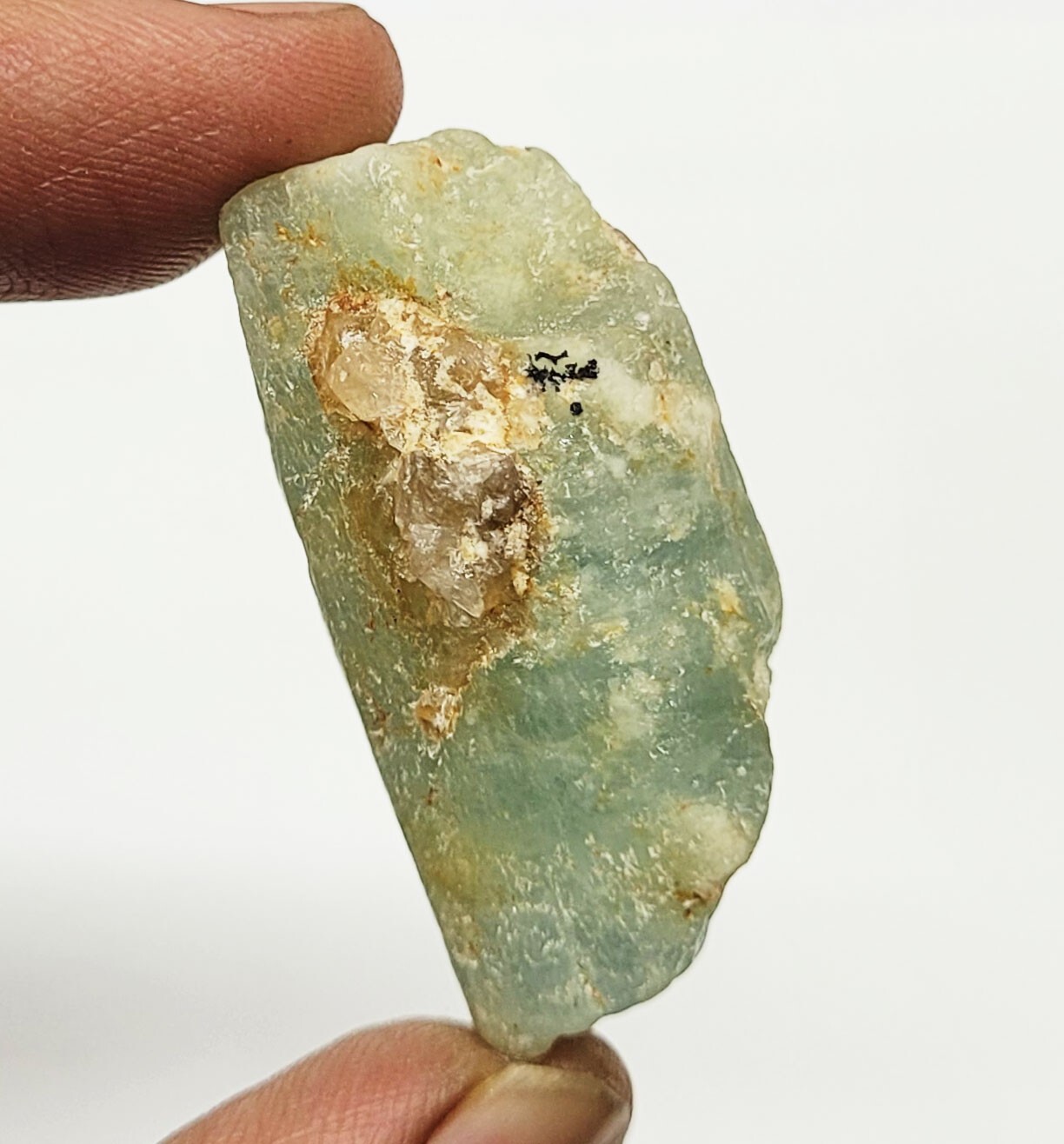 94.50 Ct Natural Beryl Aquamarine Row Rough Beryl Specimen Crystal Mineral Beryl