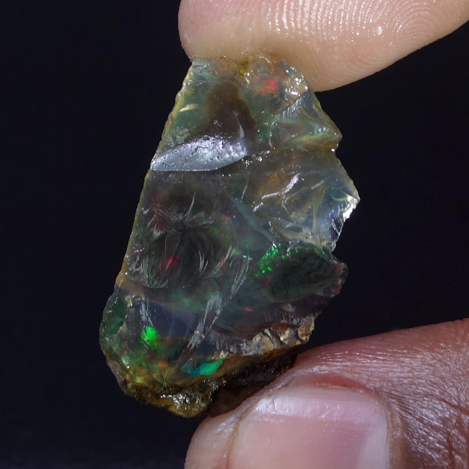 16.00 Cts 100% Natural Welo Fire Ethiopian Oil Opal Rough Cab Gems Ring Nacklace
