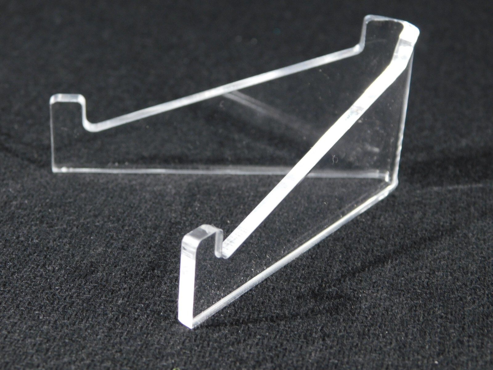 Easel Display Stand Small Size Clear Lucite Low Profile