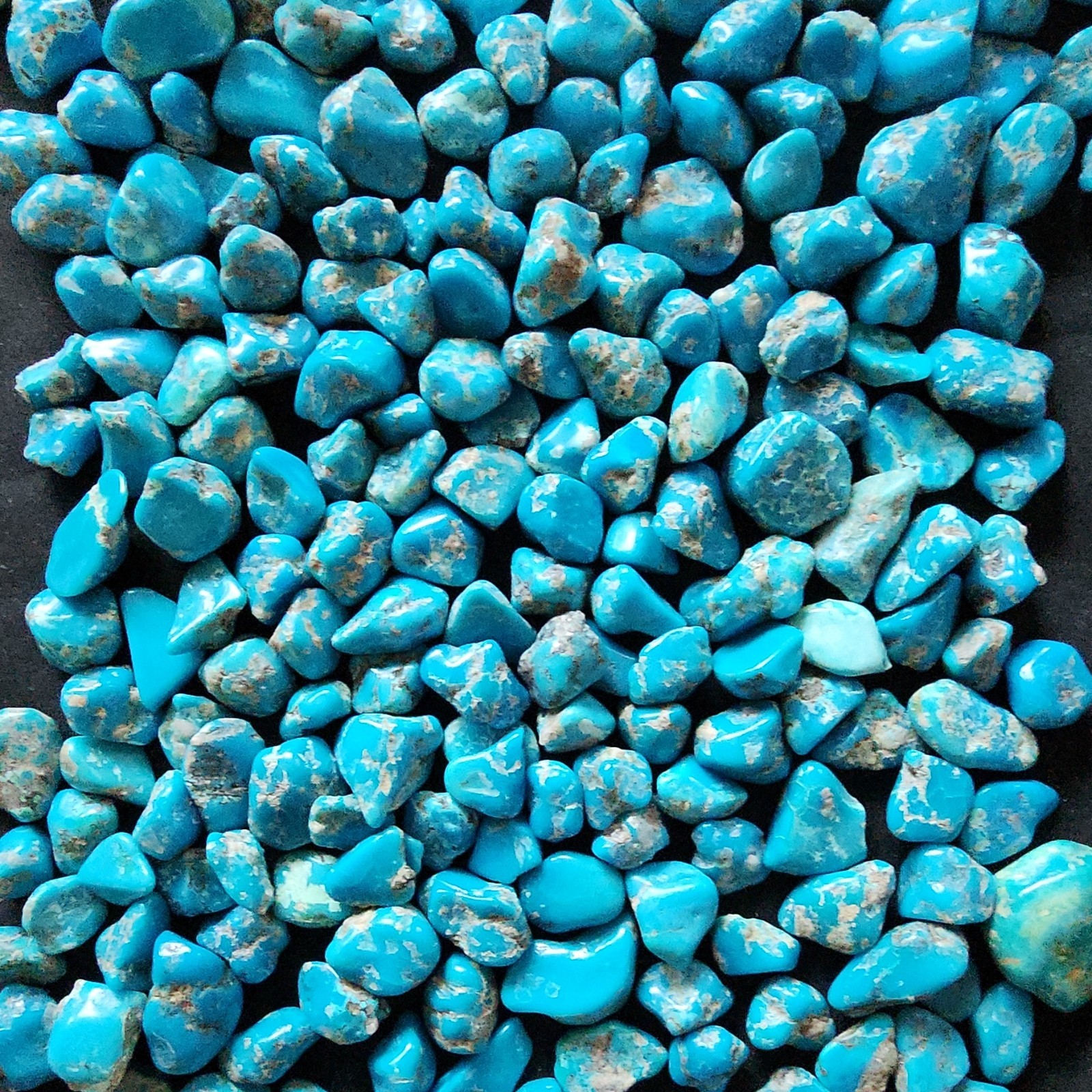 1/8th lb Stabilized Turquoise Stones, 55g/275ct Lots.
