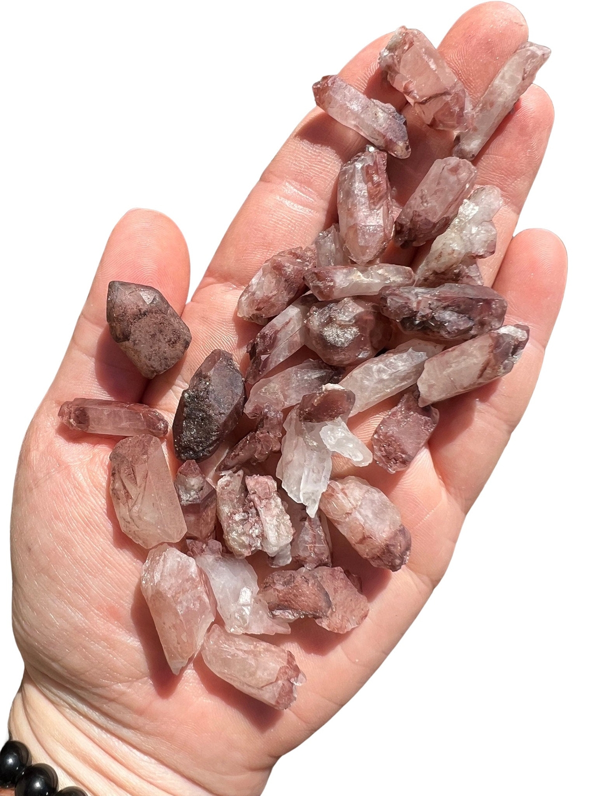 Raw Lithium Quartz Crystal, Natural Lithium Quartz from Minas Gerais, Brazil