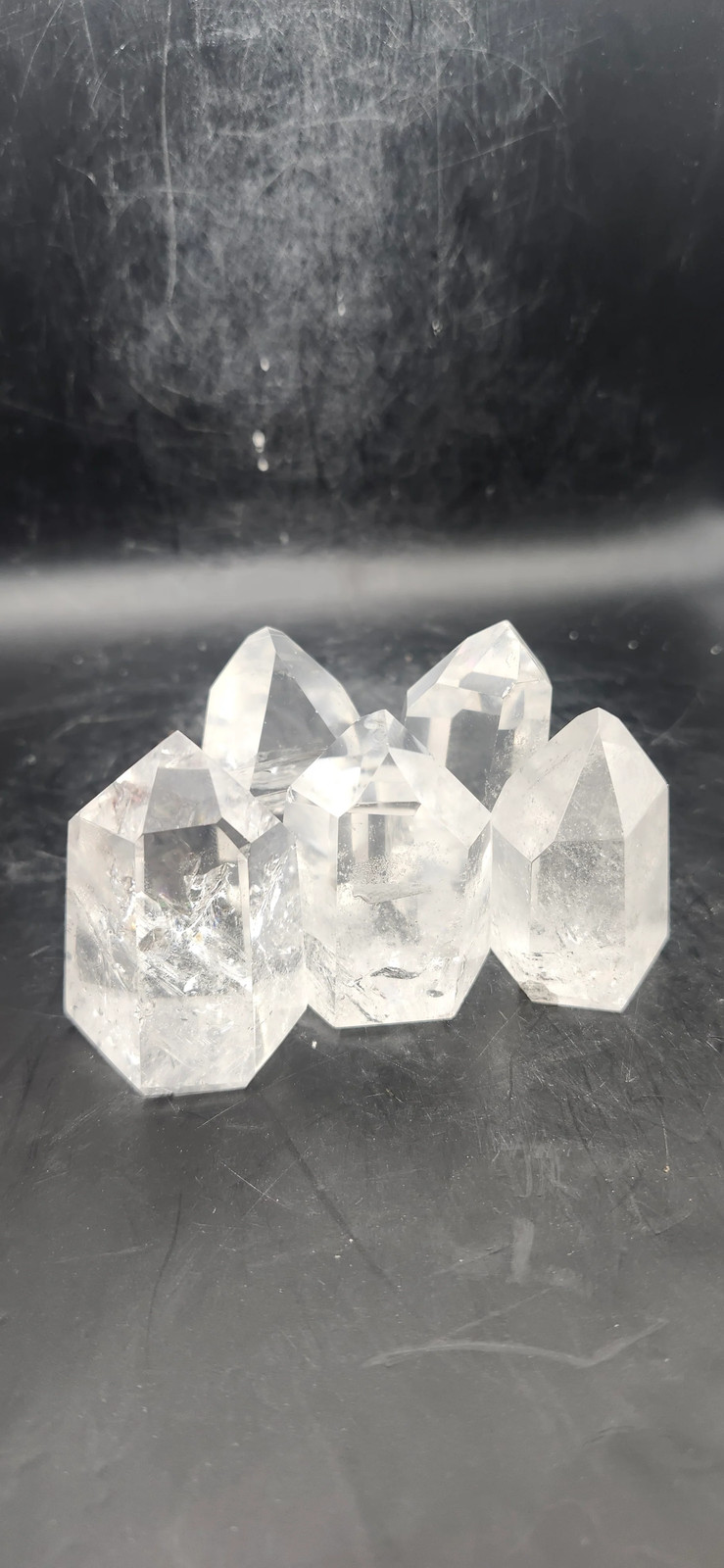 Clear quartz polished points grade A! 1.75 to 2 inches