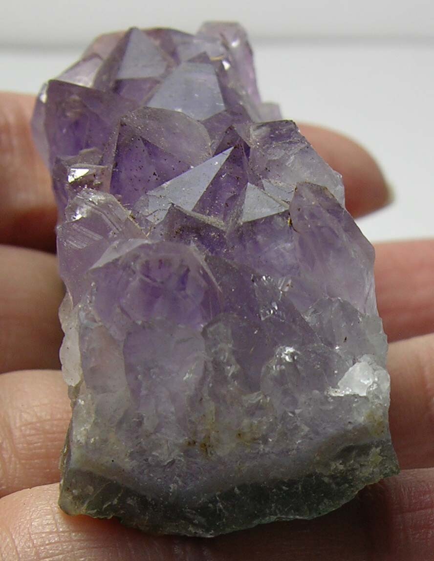 #8 2 3/8 in 100% Natural Brazilian Amethyst Crystal Cluster Specimen 72.00mm