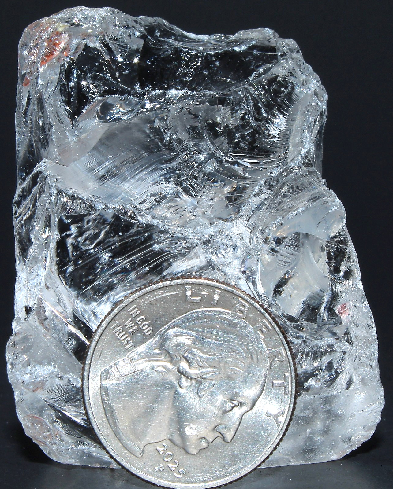 5 Pieces of XL Rough Brazilian Quartz / 20.30 oz (575.49gr) / 3826