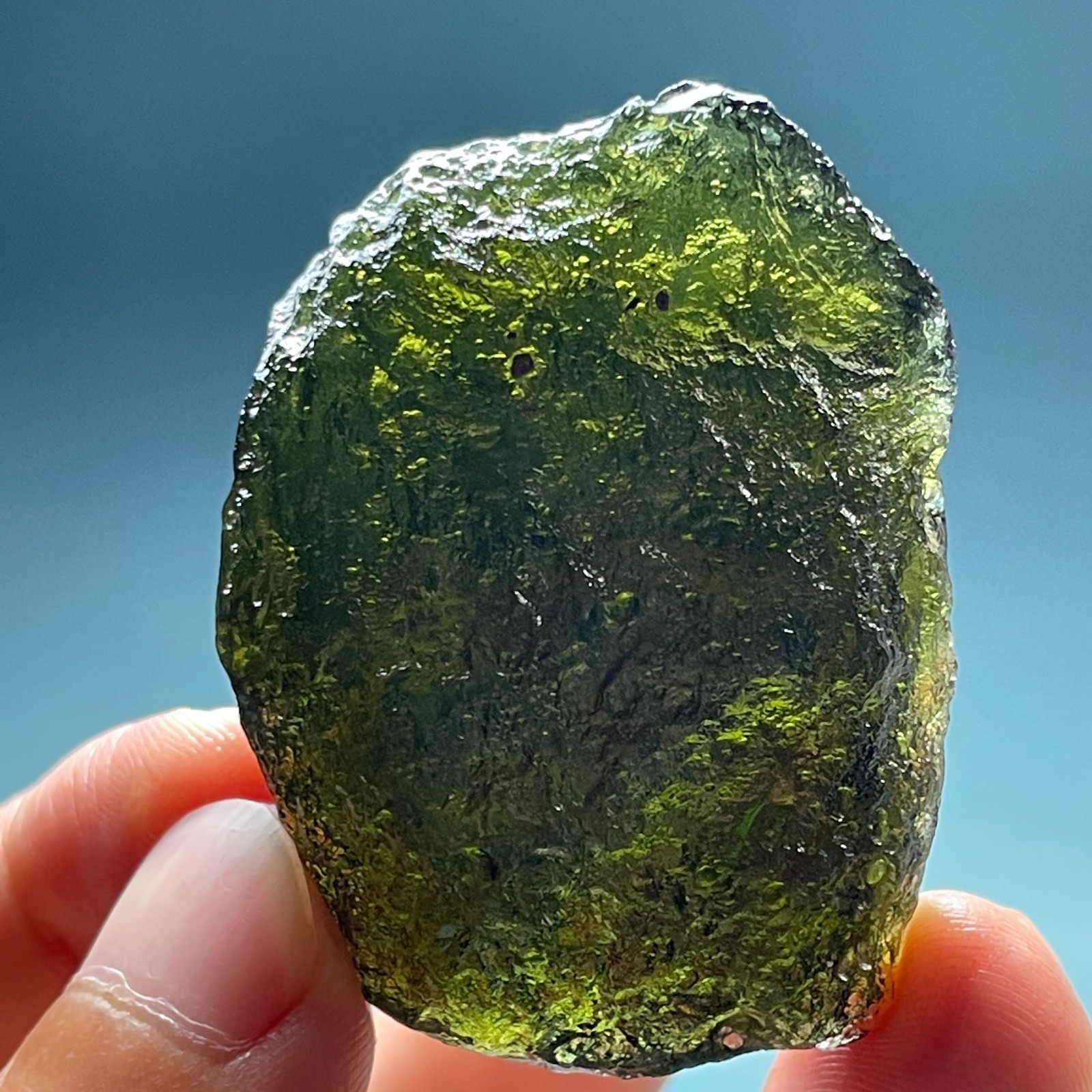 190CT Moldavite Genuine Raw Moldavite Crystal from Czech Republic PICcertificate