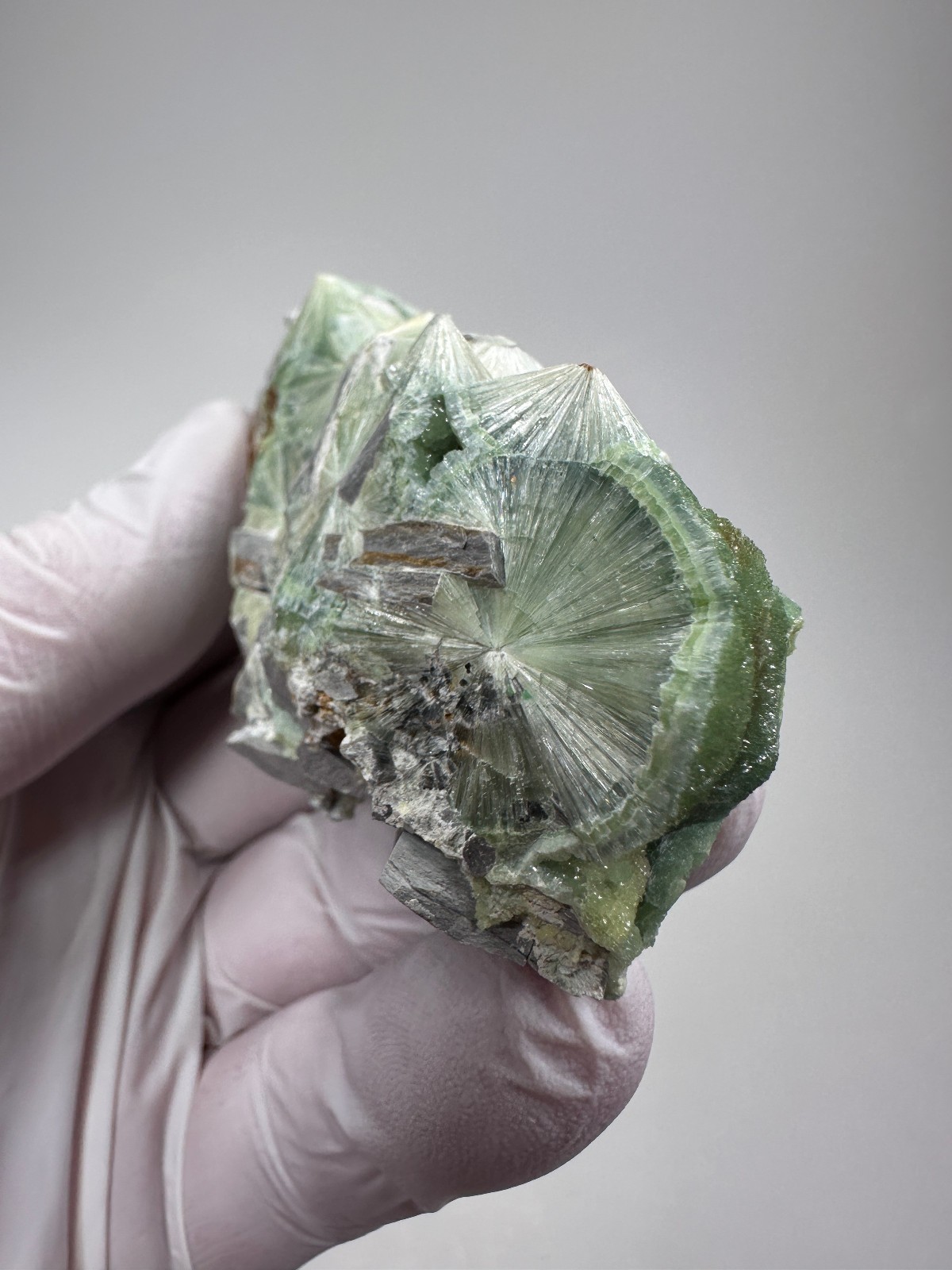 Beautiful Large RARE GREEN Wavellite Specimen from Arkansas