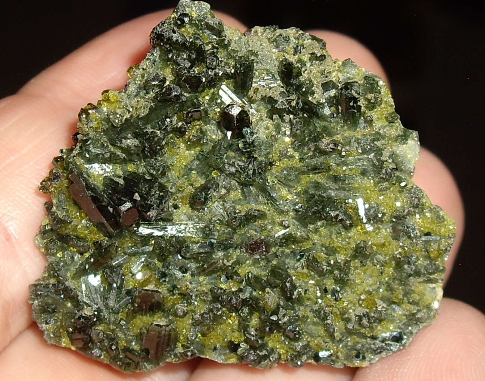 Awesome Magnetite, Vesuvianite, Garnet, and Diopside Crystals on Matrix 23.3g