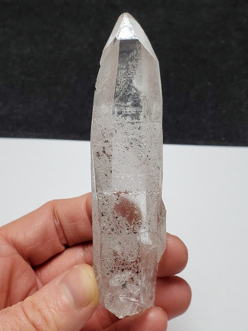 Lemurian Quartz Crystal: 4.5 Inches Long – Serra Do Cabral, Brazil – H72
