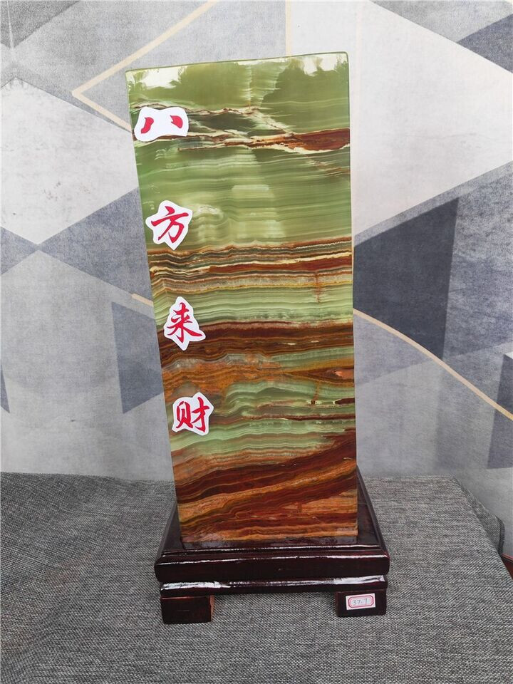 43 lb Natural Green Jade Cube Specimen Healing Afghanistan #C2