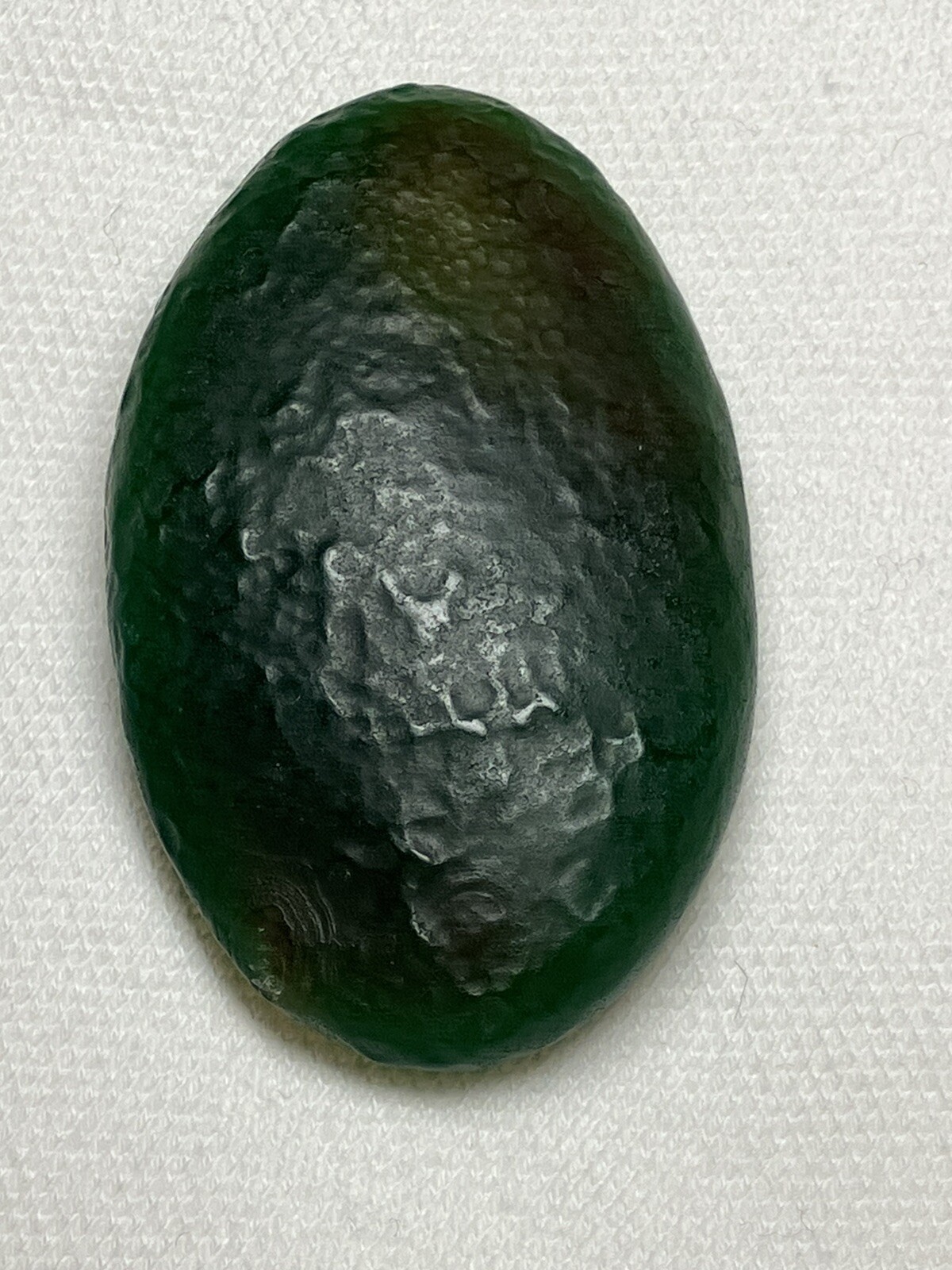 RARE Gobi Eye Agate Bonsai Suiseki Flat Palm Stone Green 18g