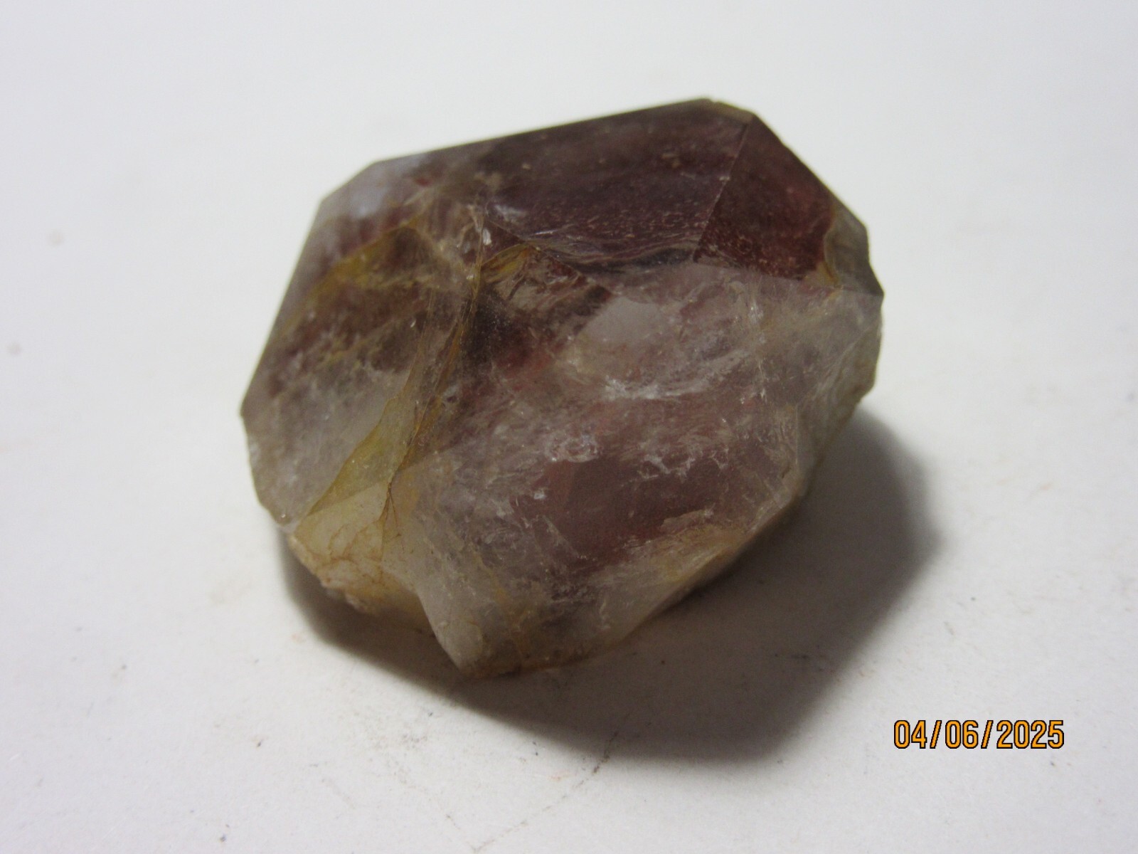 Red Hematoid Phantom Quartz 1 5/8″ Point Collectible HPQPBC-186