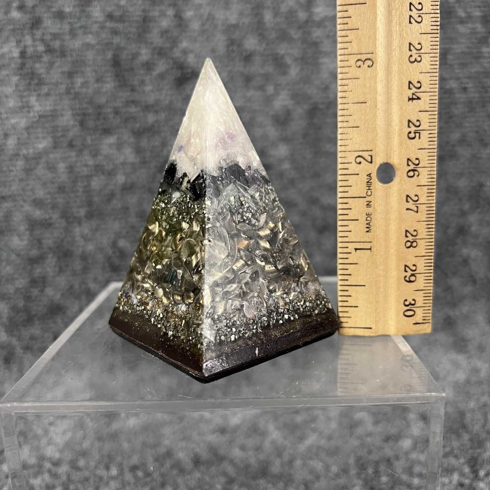 Orgonite Resin Energy Crystal Pyramid 3.25” x 2”