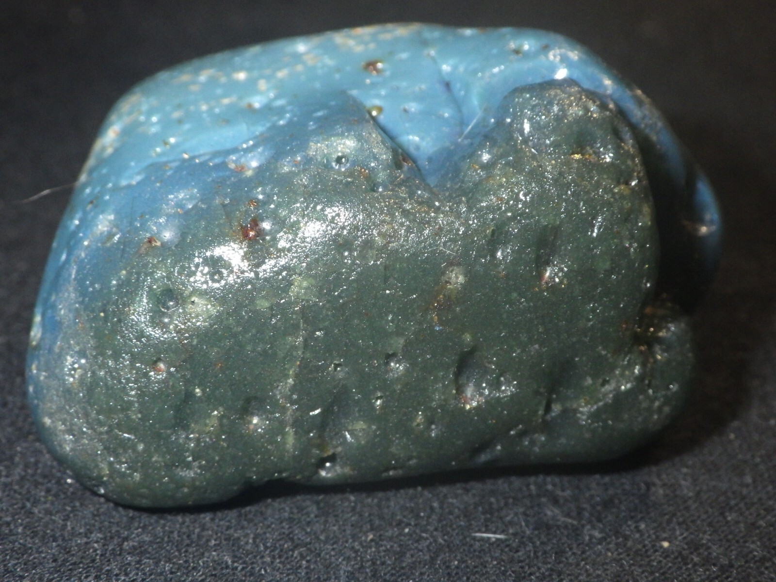 Leland Blue Stone Slag Glass